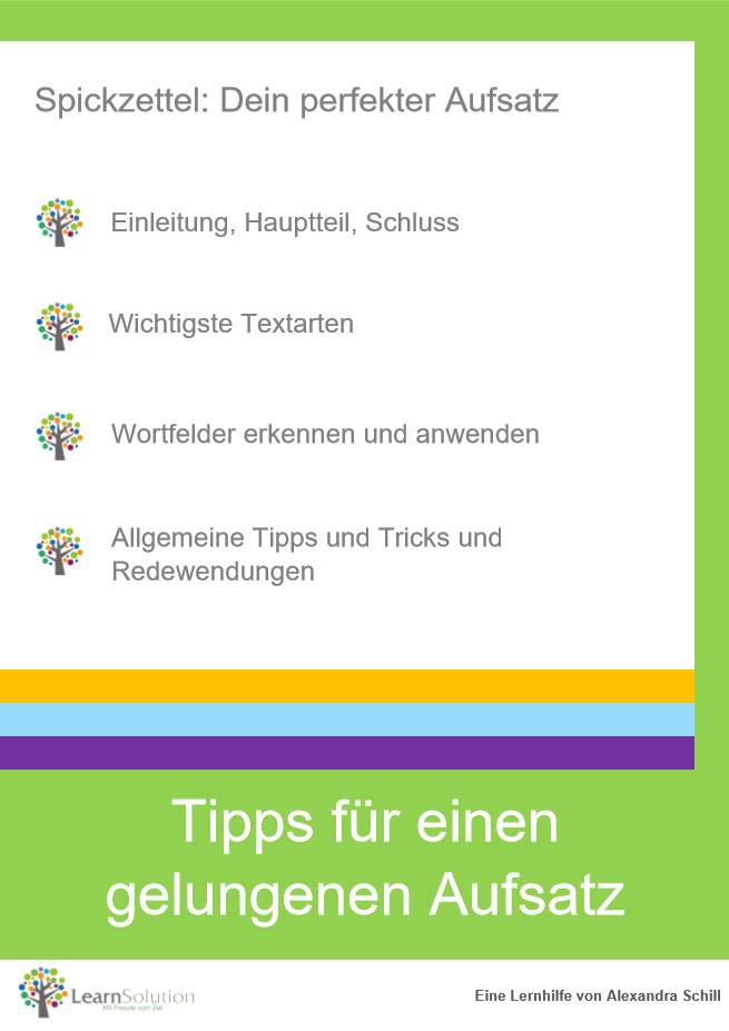 Der Perfekte Aufsatz Der Brief Learnsolution